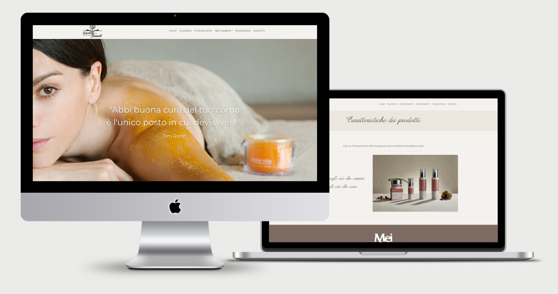 sito internet emotions de beaute - centro estetico