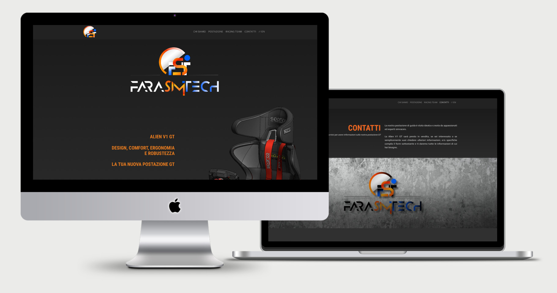 Farasimtech - postazione guida per simulatori di guida