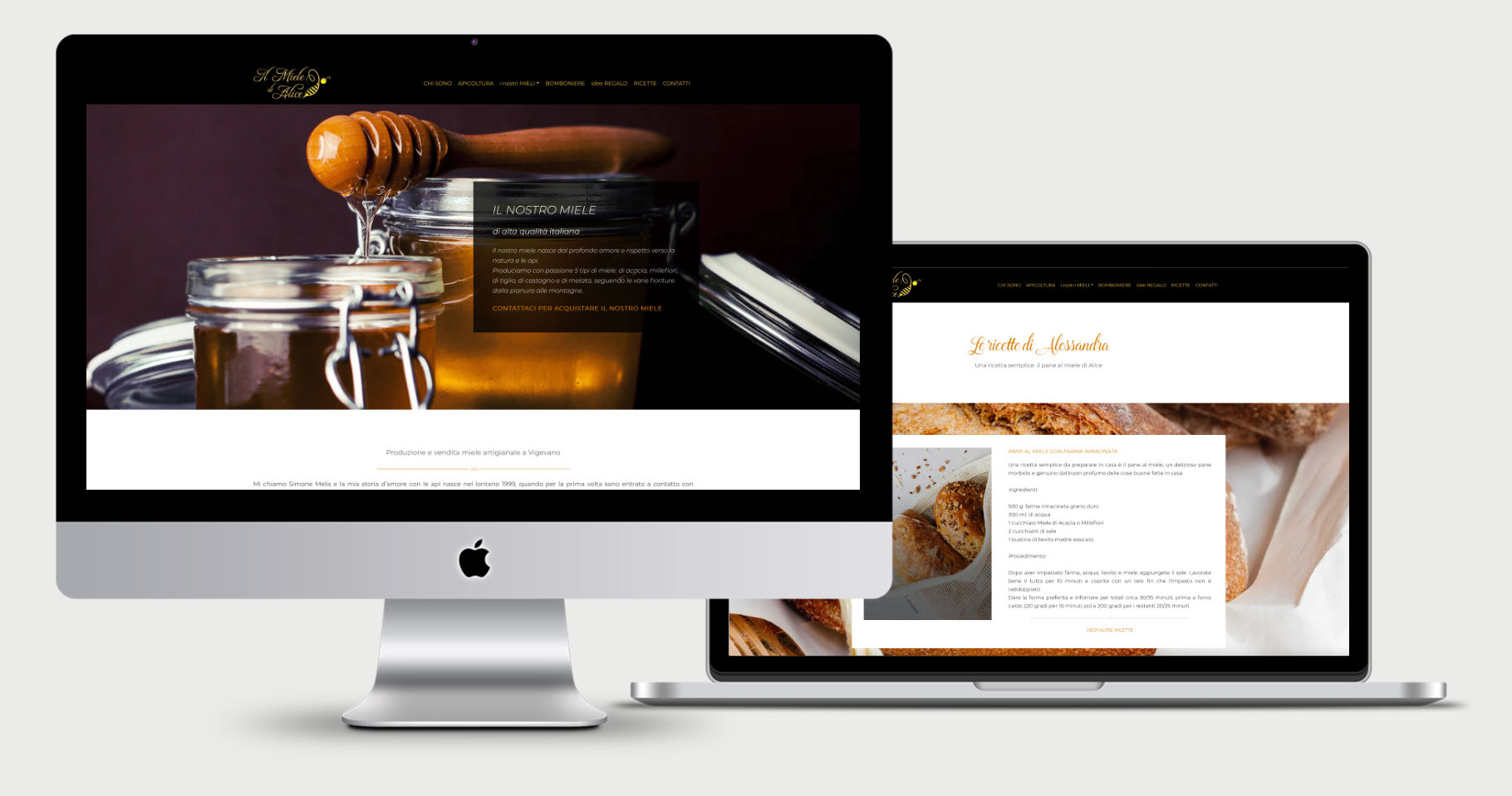 sito internet IL MIELE DI ALICE