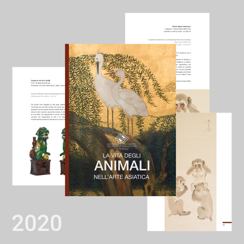 Schreiber Collezioni Torino - catalogo mostra la vita degli animali dell'arte asiatica